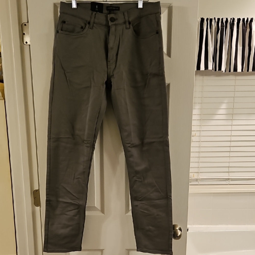 Banana Republic Men's Charcoal Slim Pants
